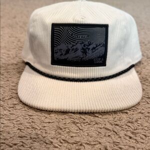 Columbia White Corduroy hat